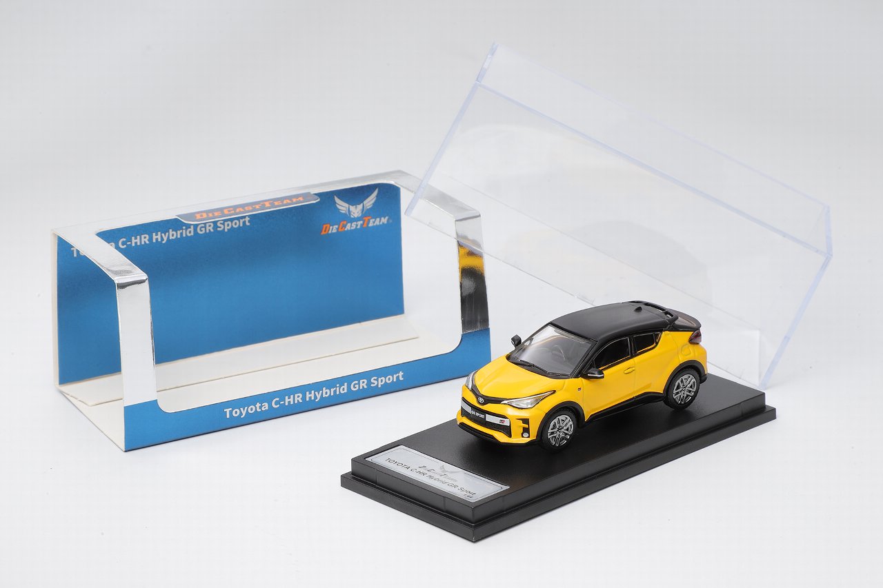 LL-022-102 DIE CAST TEAM 1/64 Toyota C-HR Hybrid GR Sport (RHD) イエロー