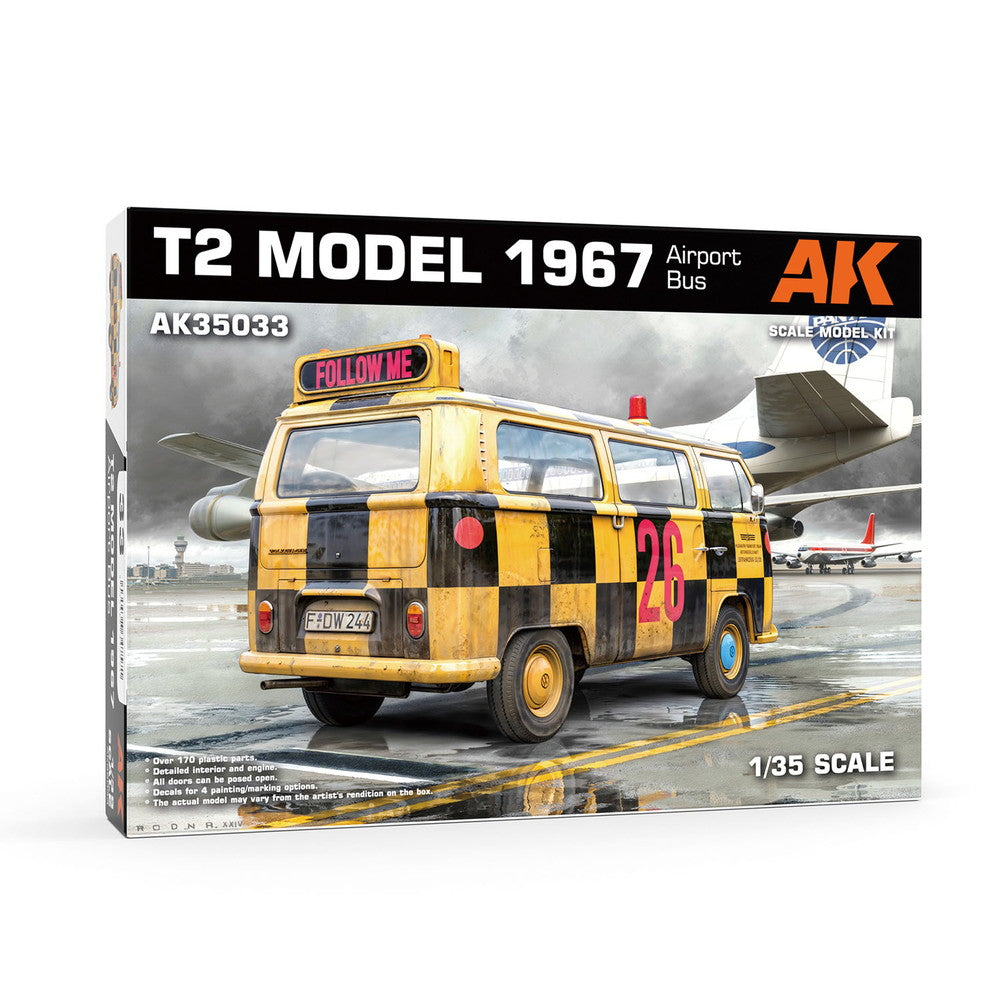 AK35033 AKインタラクティブ 1/35 1967 ワンボックスカー バスタイプ エアポートバス