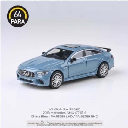 PA-65289 PARAGON 1/64 メルセデスAMG GT 63 S チャイナブルー RHD