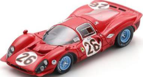 LSRC163 1/43 Ferrari 412P No.26 3rd Daytona 24H 1967Pedro Rodriguez - Jean Guichet