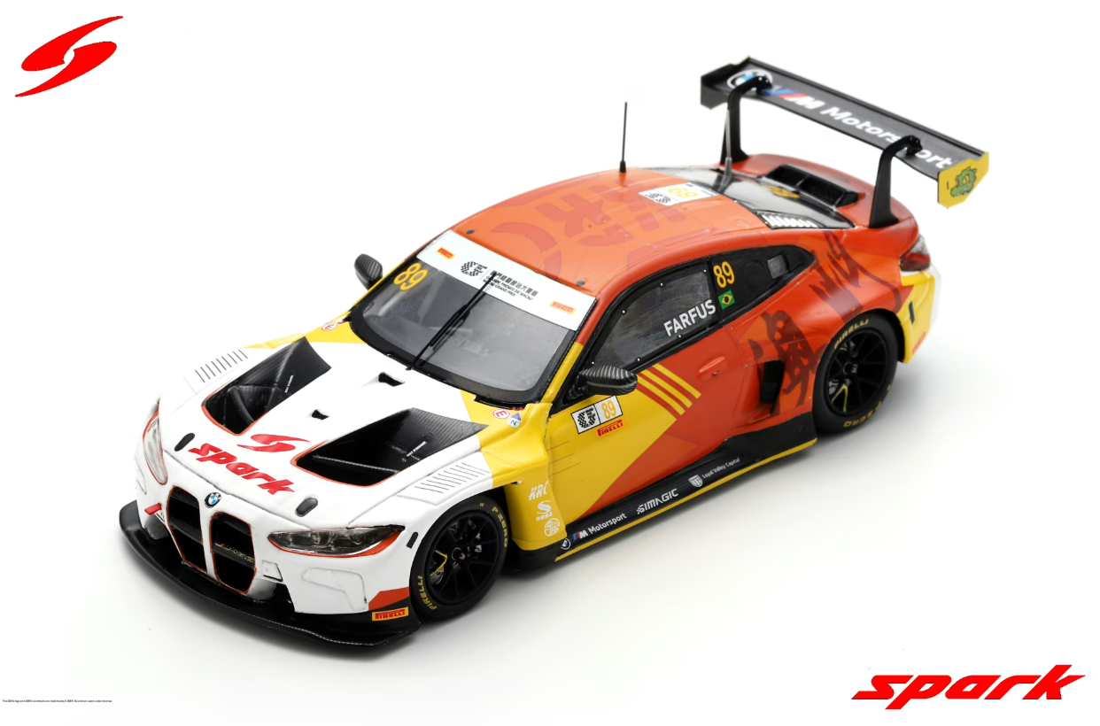 18SA035 1/18 BMW M4 GT3 No.89 Team KRC 2nd FIA GT World Cup Macau 2024 Augusto Farfus