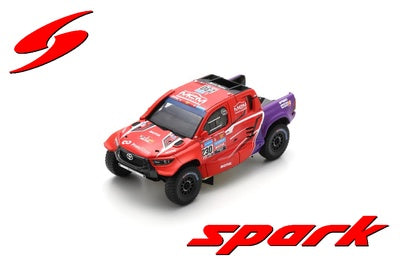 S5886 1/43 TOYOTA HILUX No.230 3rd Dakar Rally 2023L. Moraes - T. Gottschalk