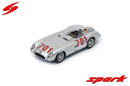 S5891 1/43 Mercedes 300 SLR No.701 Mille Miglia 1955 K. Kling (mono posto W21 6171)