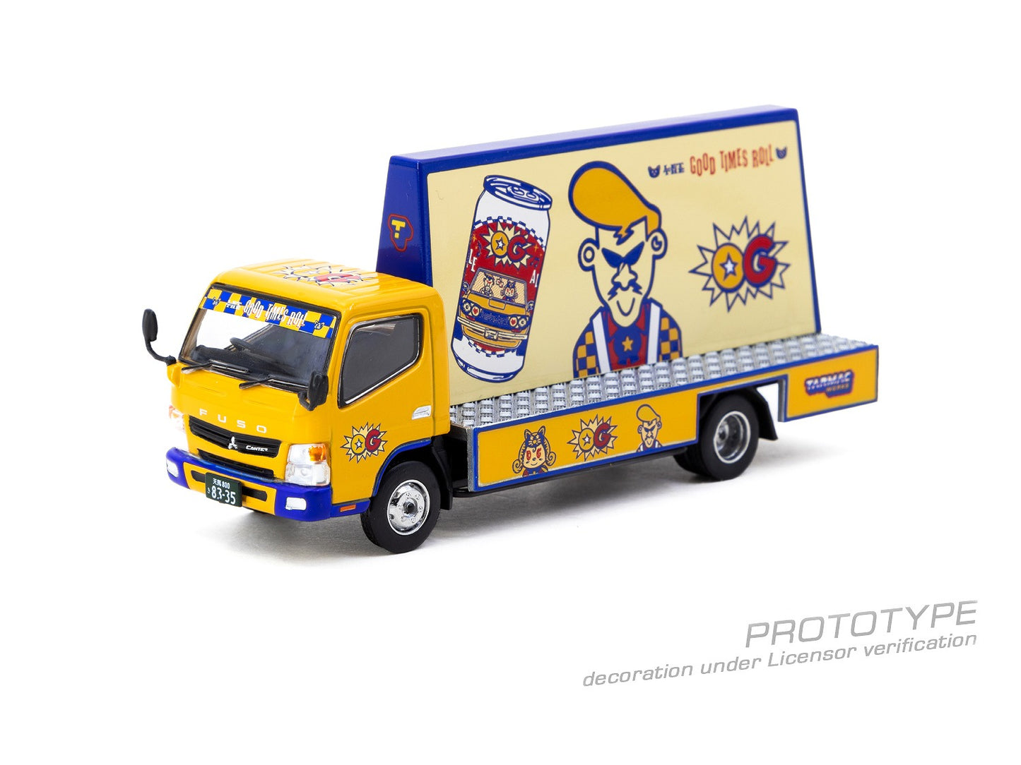 T64T-TL002-OG Tarmac Works 1/64 Mitsubishi Fuso Canter OG