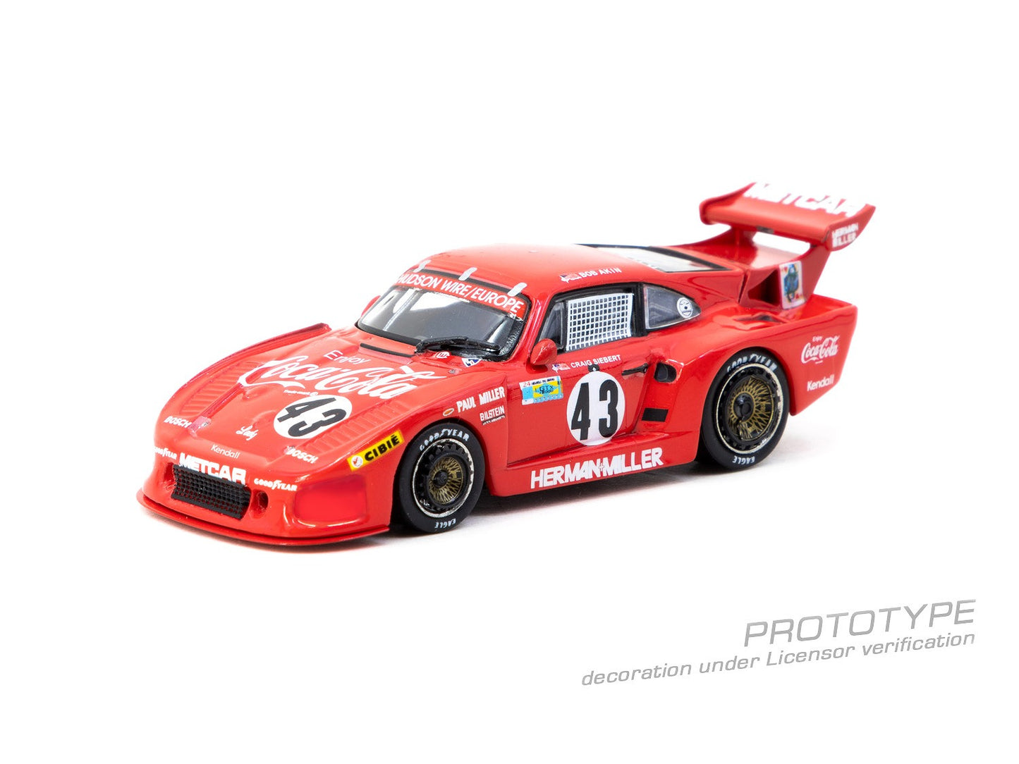 T64-079-81LM43 Tarmac Works 1/64 Porsche 935 K3 24h of Le Mans 1981 Bob Akin / Paul Miller / Craig S