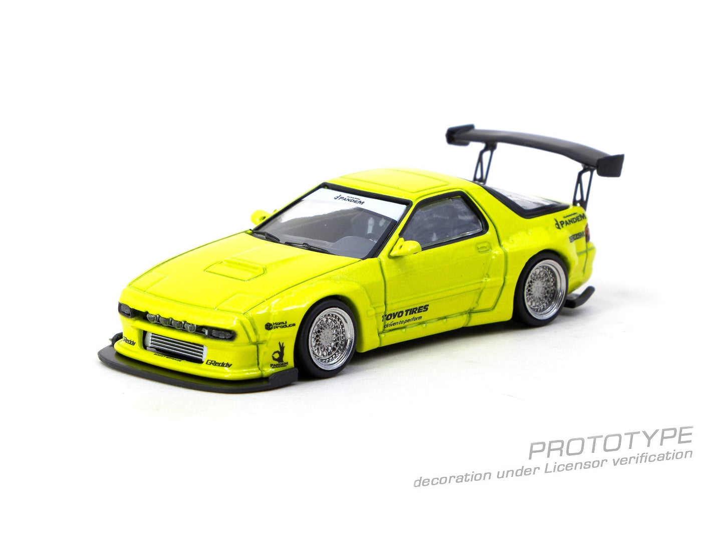 T64R-066-YL Tarmac Works 1/64 Pandem Mazda RX-7 FC3SYellow