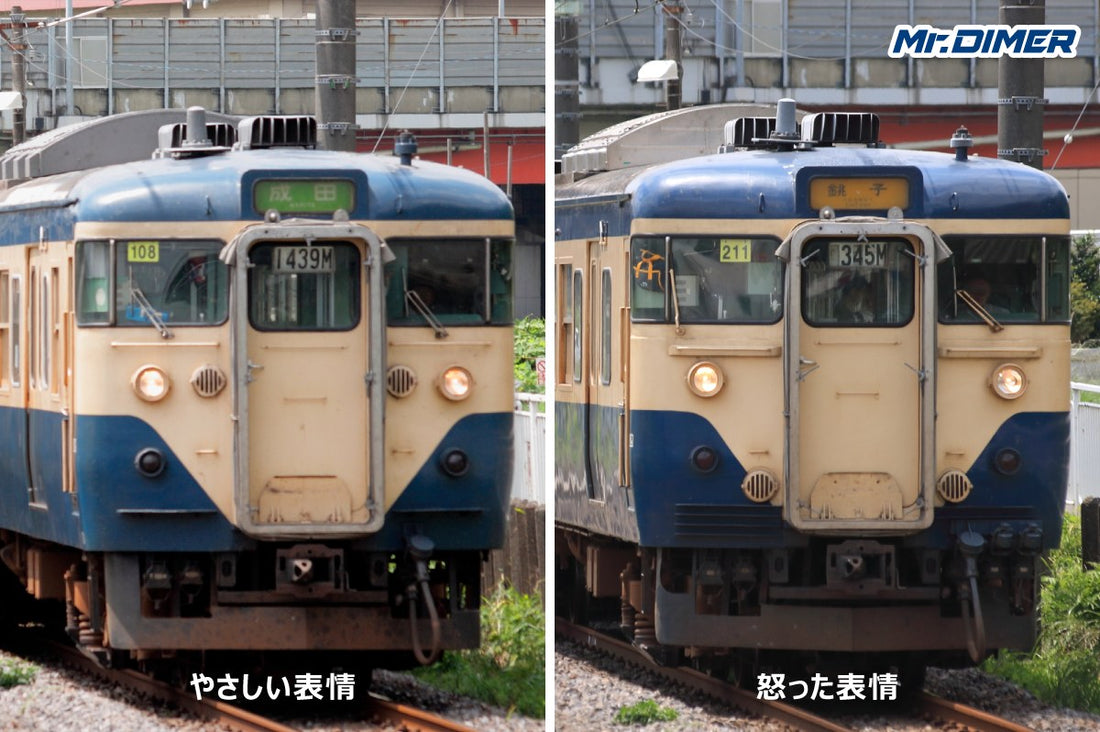 【特集、去り行く東海顔 vol.13】やさしい顔・怒った顔"113系"