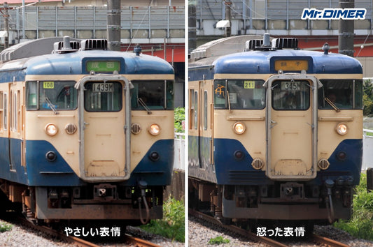 【特集、去り行く東海顔 vol.13】やさしい顔・怒った顔"113系"
