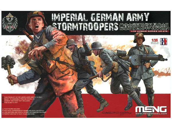 MENHS-010 モンモデル 1/35 WWI ドイツ帝国陸軍突撃隊