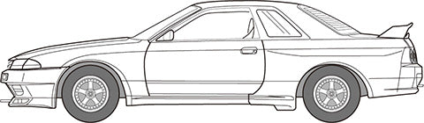 ID-324 1/24 インチアップシリーズ No324ウィンフィールド スカイライン (スカイライン GT-R [BNR32 Gr.A仕様])オーストラリアツーリングカー選手権19