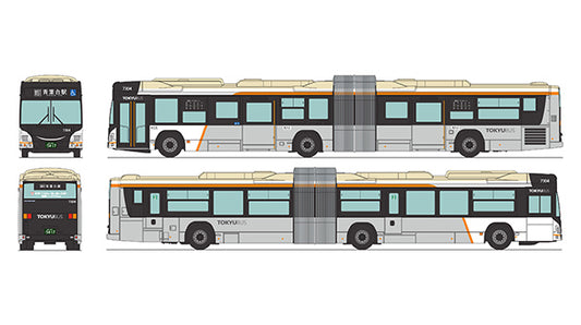 334149 ザ・バスコレクション 東急バスタンデムライナー7304号車