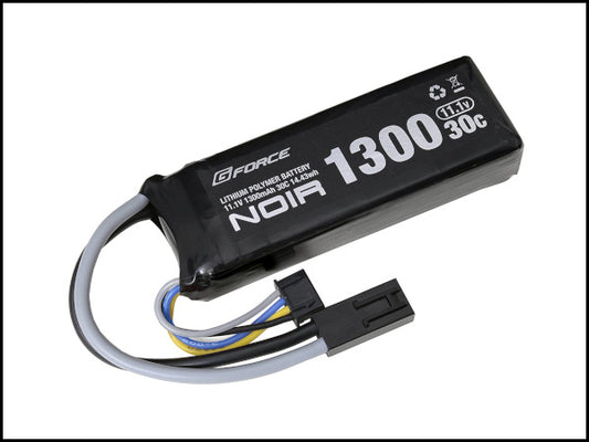 GFG910 Noir LiPo 11.1V 1300mAh ミニS互換サイズ