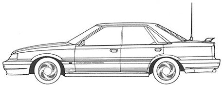 HC-14 1/24 ハイソカーシリーズ No14 7th スカイライン 4ドアH.T GTS(ハイソカーバージョン)