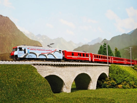 10-1414 アルプスの赤い客車 EWI 4両セットB