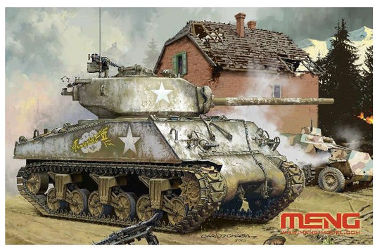 MENTS-043 モンモデル 1/35 アメリカ中戦車 M4A3(76)W