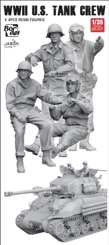 BR007 ボーダーモデル 1/35 WWII U.S タンク クルー