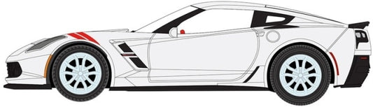 AWSP176A AUTOWORLD 1/64 2018 シェビー コルベット グランドスポーツ アークティックホワイト