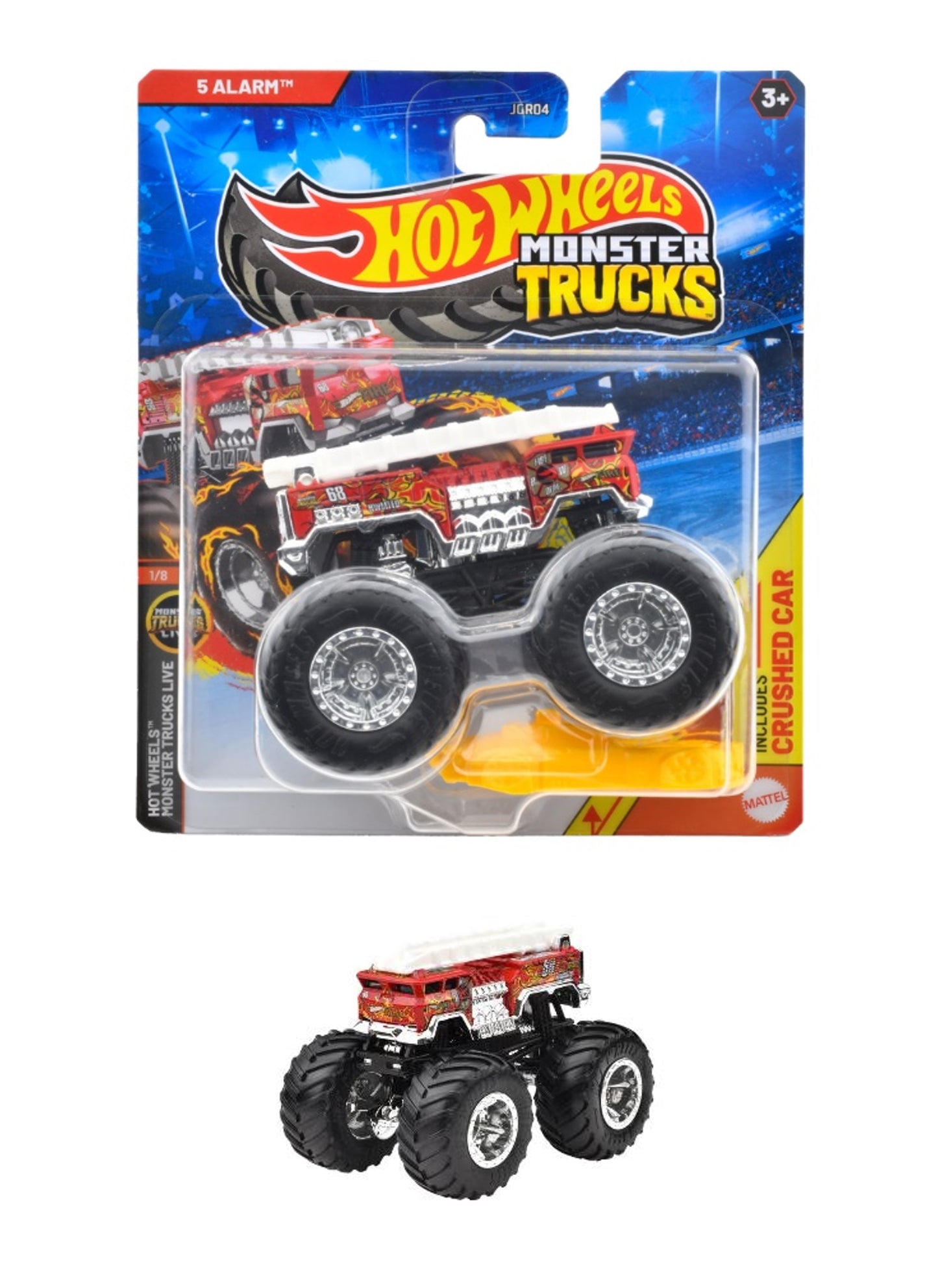 JGR04-9863 ホットウィール モンスタートラック 1:64 ファイブ・アラーム
