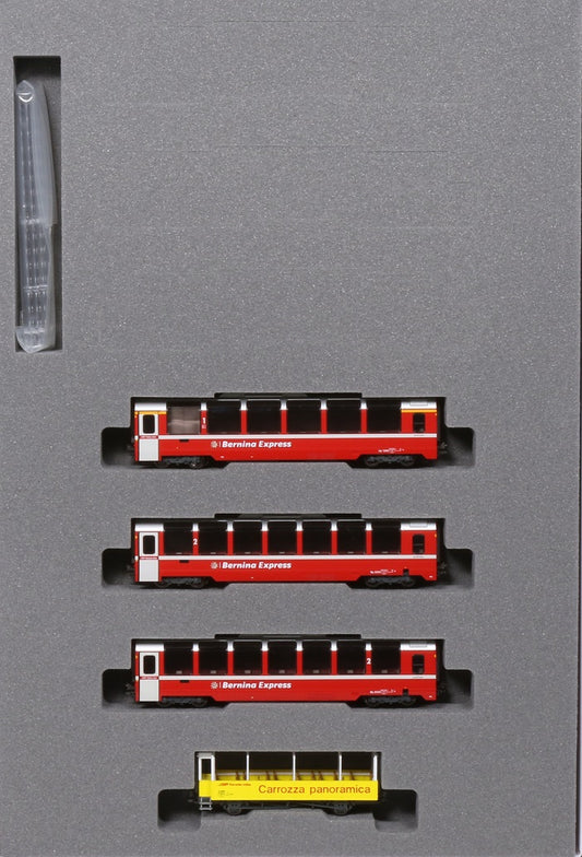 10-1656 レーティッシュ鉄道<ベルニナ急行(新ロゴ)> 増結セット(4両)
