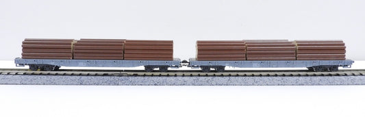 10-1891 レーティッシュ鉄道 長物車 R-w(丸太積載) 4両セット