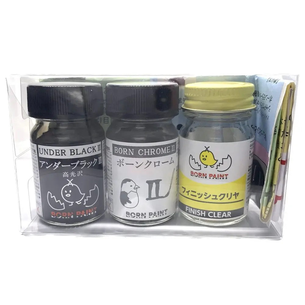 メッキ調お試しセット(ボーンクローム) 15ml×3本