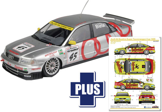 PN24035SK プラッツ 1/24 アウディ A4 クワトロ 1996 BTCCチャンピオン Abt スポーツラインチーム  デカール付属