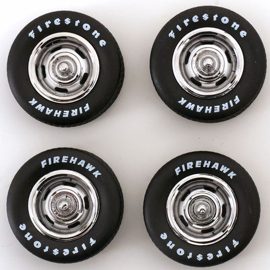 KKDCACC038 KKscale 1/18 Tire Set with rims USA