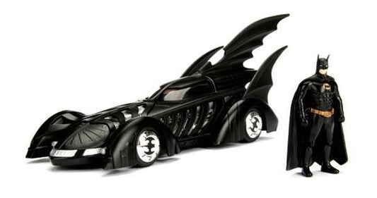 フィギュア付き バットモービル 1/24 スケール ダイキャストミニカー 「バットマンフォーエバー」