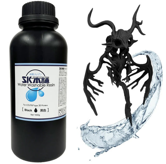 SK05WL 3Dプリンター用レジン SK水洗いレジン  1000g 黒色