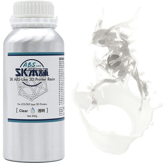 SK04N 3Dプリンター用レジン SK ABS-Likeレジン  500g 透明色
