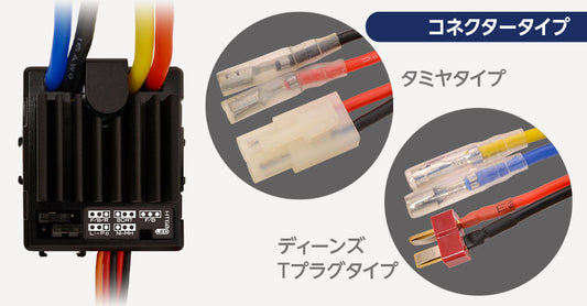 61170 防水ブラシモーターESC HT60(ディーンズTプラグコネクター)