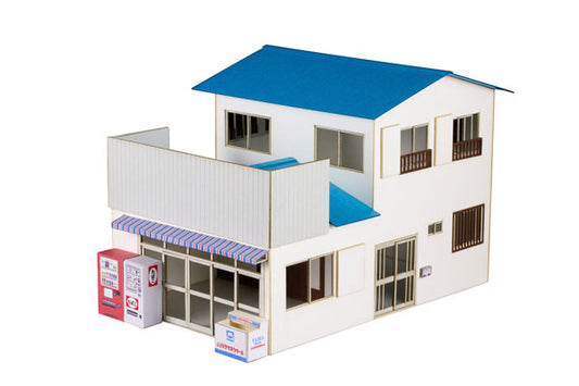 MS093 1/80ペーパーキット まちかどアクセサリーシリーズ 商店「よろずや」