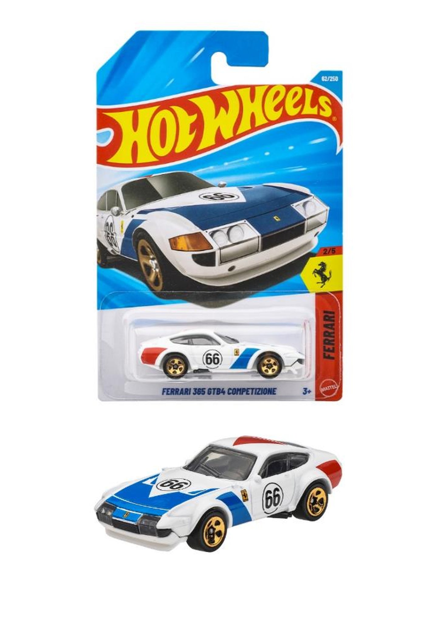 JMX22-9866 ホットウィール ベーシックカー フェラーリ 365 GTB4 コンペティツィオーネ