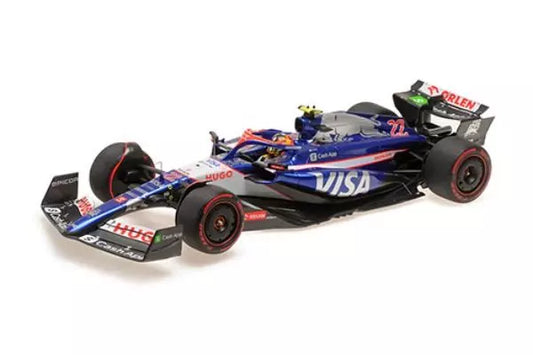 117240122 MINICHAMPS 1/18 ビザ キャッシュアップ RB F1チーム VCARB 01 角田裕毅 2024