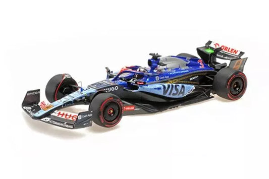 117241803 ミニチャンプス 1/18 ビザ キャッシュ RB F1チーム VCARB 01 ダニエル・リカルド シンガポールGP 2024 ファイナルレース