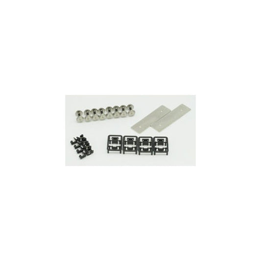 244011 鉄道コレクション走行用パーツセット (車輪径6mm2両分:クロ) TT-05