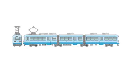 323327 鉄道コレクション 筑豊電気鉄道2000形2003号(青)