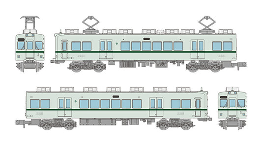 337188 鉄道コレクション 南海電気鉄道2200系2230型(ありがとう2231編成・復元塗装)2両セットB