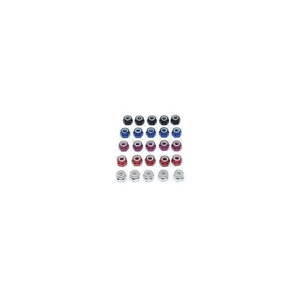 SGE-14BY アルミ4mmナイロンナット 濃ブルー  5個入