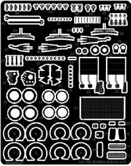 ST27-FP24272 1/24 RS TURBO (DR30) JTC Upgrade Parts (H社対応)