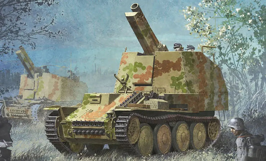 DR6429MT ドラゴン 1/35 WW.II ドイツ軍 15cm 自走重歩兵砲 グリレK型 マジックトラック/アルミ砲身付属