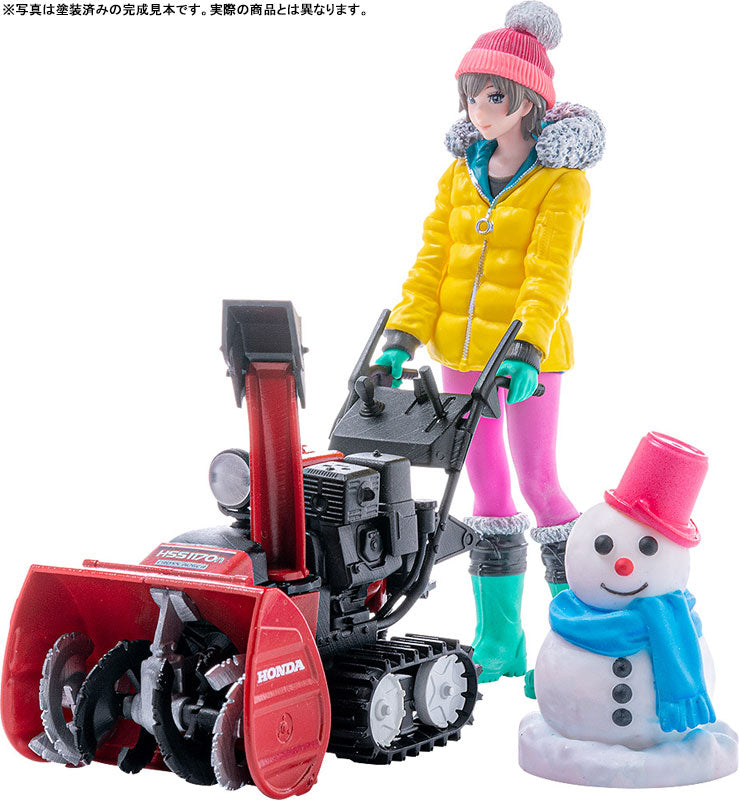 PLAMAX MF-62 minimum factory みのり with ホンダ小型除雪機 HSS1170n(JX)