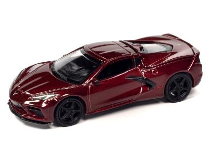 AWSP124A AUTOWORLD 1/64 2020 シェビー コルベット ロングビーチレッド