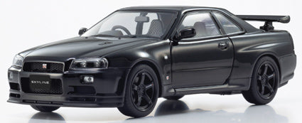 KS03936BK KYOSHOオリジナル 1/43 日産 スカイライン R34 GT-R VスペックII(ブラックパール)
