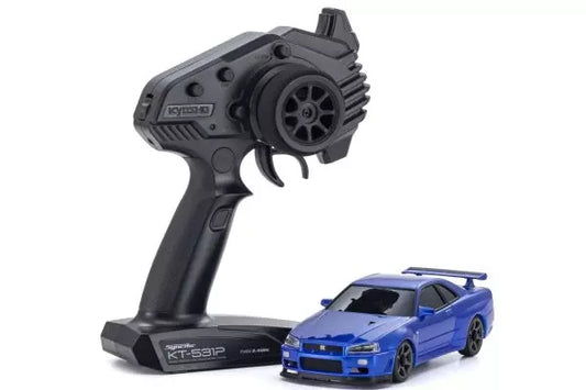 32658MB MA020r/s スカイライン GT-R R34 メタリックブルー