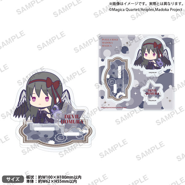 魔法少女まどか☆マギカ ジオラマアクリルスタンド ぺたっとねじまきver. 悪魔ほむら