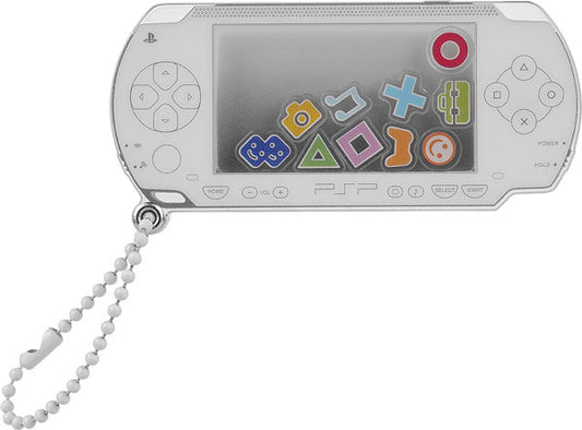 PSP? (PlayStation?Portable)のシャカシャカアクリルキーホルダー 白Ver.