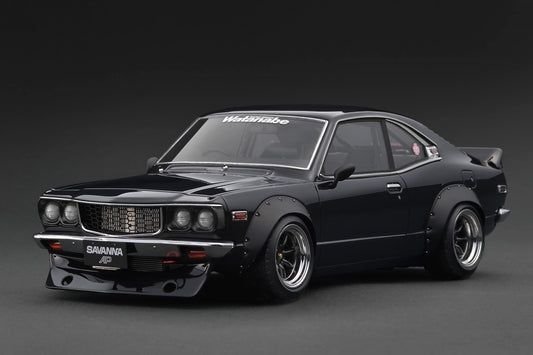 IG3728 IGモデル 1/18 Mazda Savanna (S124A) Semi Works Black