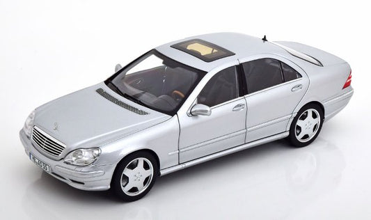 183816 NOREV MODELISSIMO特注 1/18 メルセデス S55 AMG W220 2000 シルバー 開閉ギミック有り