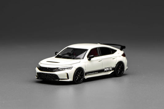M65319 MOTORHELIX 1/64 ホンダ シビック タイプR (FL5) HKS Livery チャンピオンシップ ホワイト